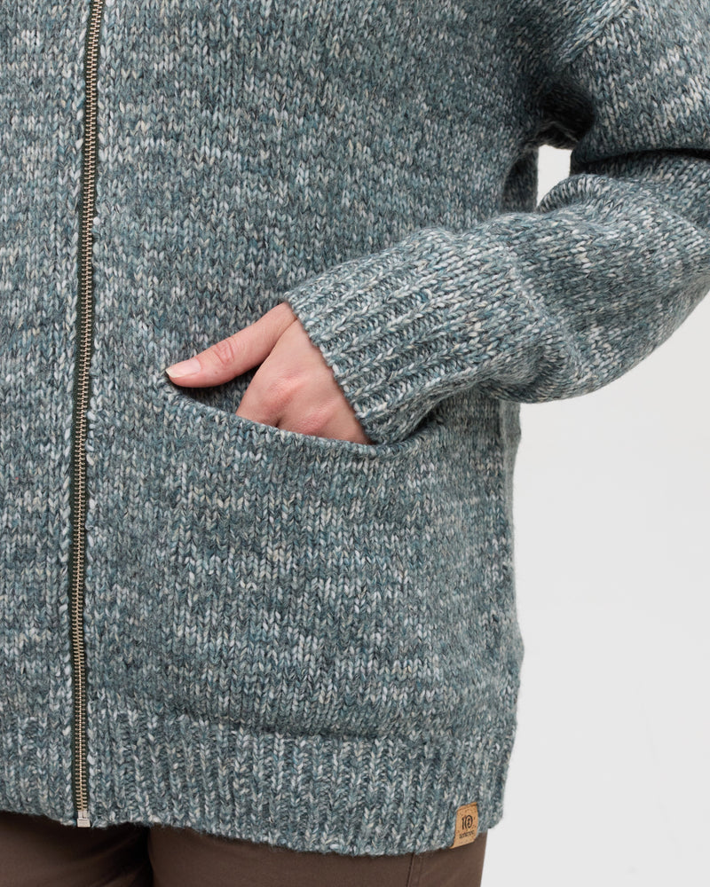 Green-Women_s-Zip-up-Cardigan