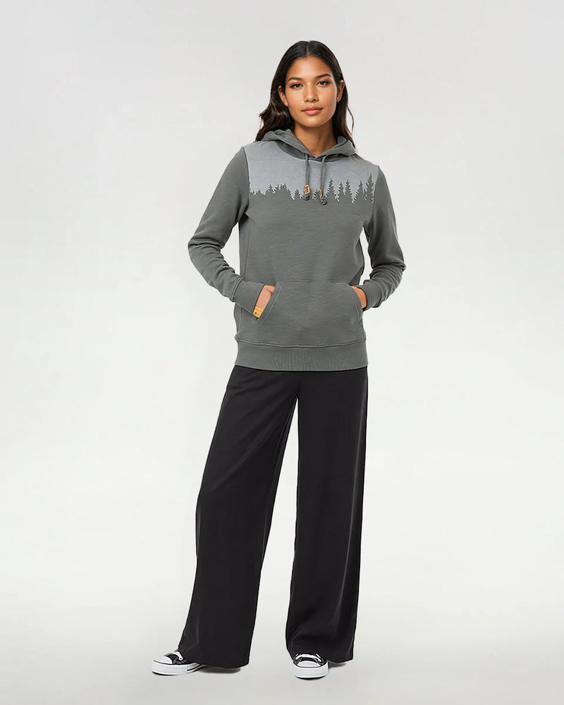Green-Womens-Graphic-Pullover-Hoodie