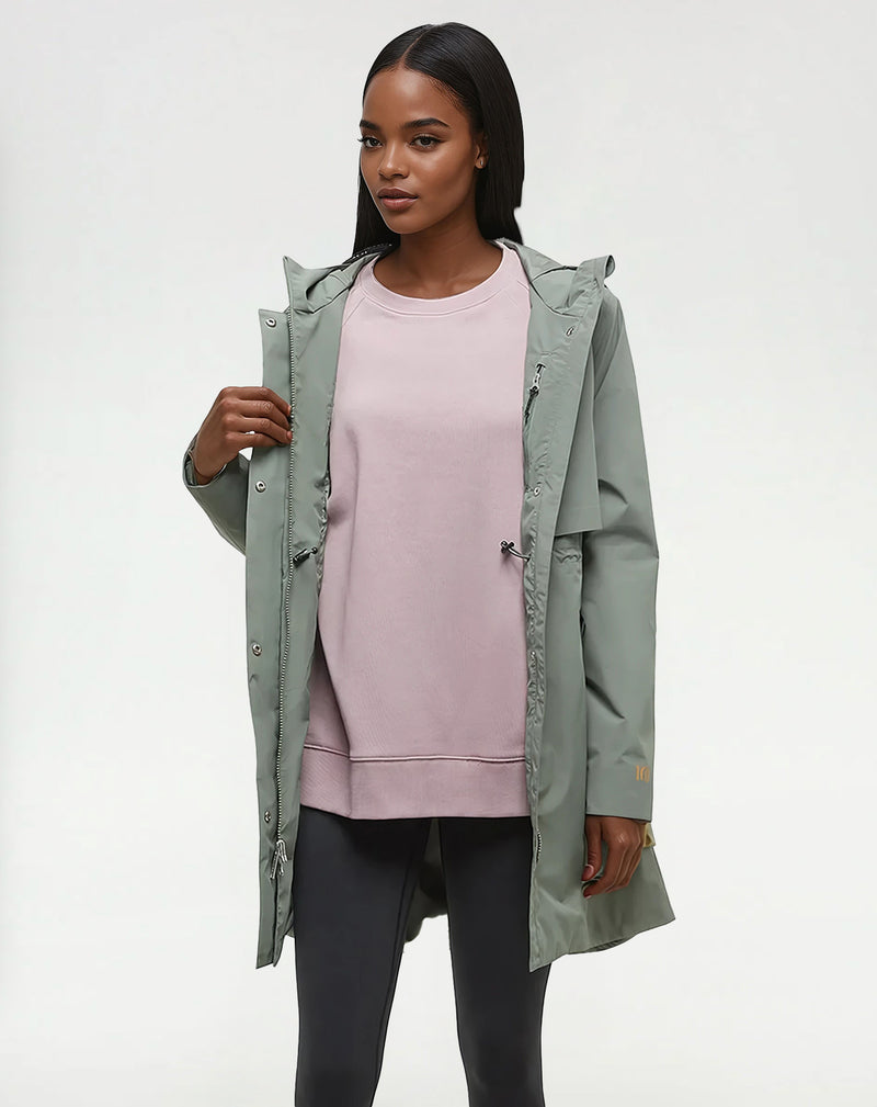 Green-Womens-Recycled-Polyester-Rain-Jacket