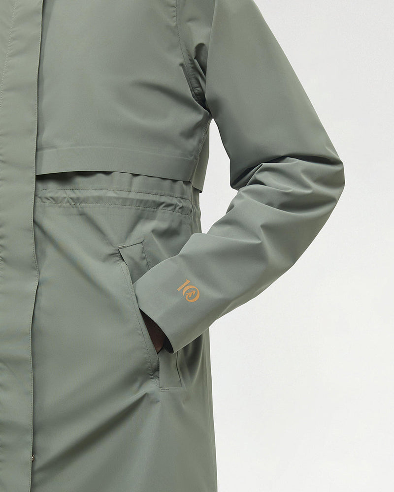 Green-Womens-Recycled-Polyester-Rain-Jacket