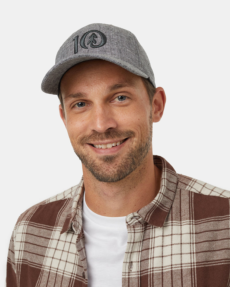 Grey-Adjustable-Hemp-Baseball-Cap