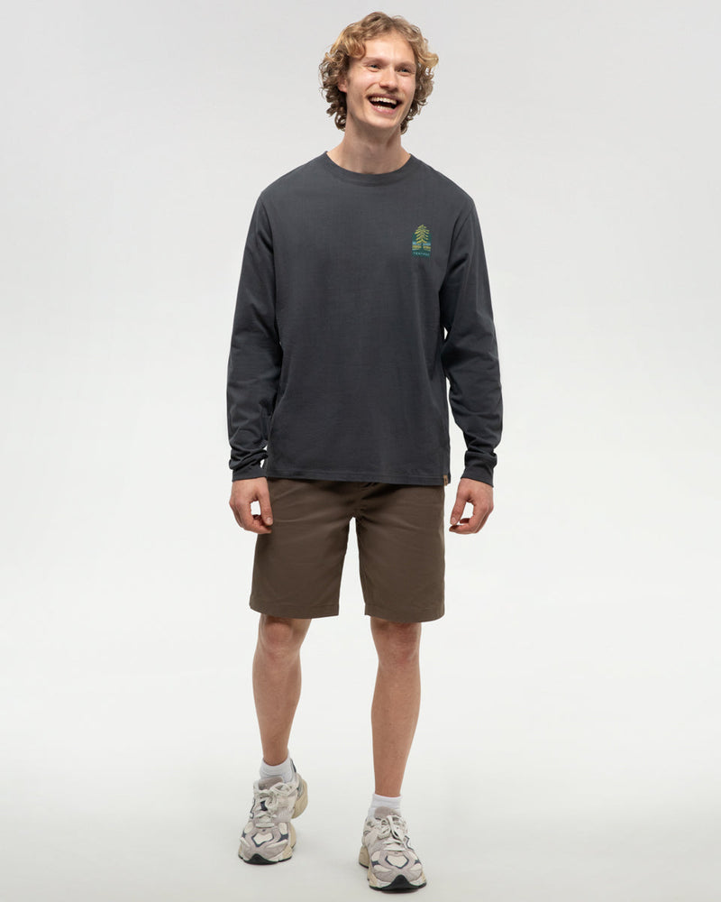Grey-Crew-Neck-Graphic-Longsleeve-Top