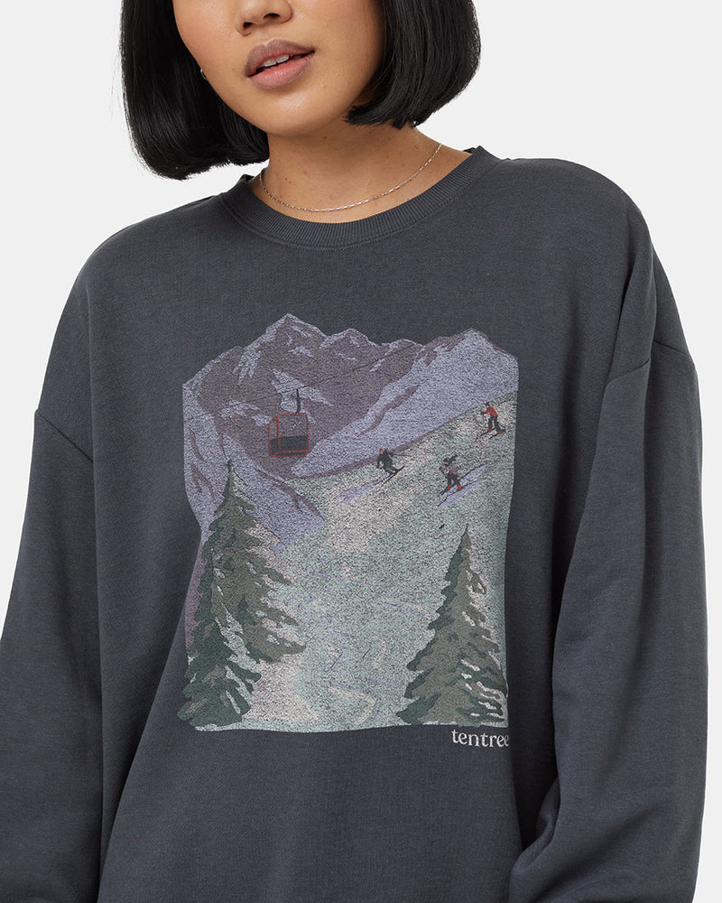 Grey-Graphic-Crew-Neck-Sweatshirt