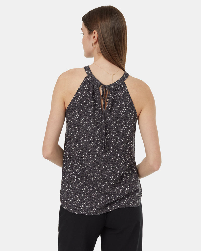 Grey-Halter-Neck-Lightweight-Tank-Top