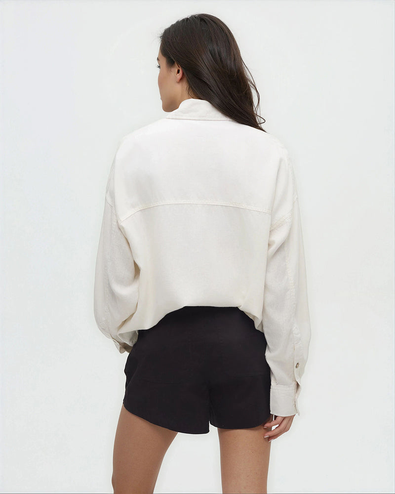 Oatmeal-Oversized-Fit-Button-Up-Longsleeve-Shirt