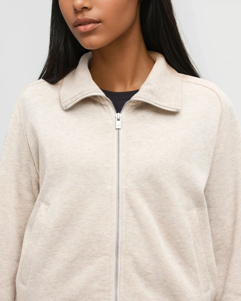 Oatmeal-Women_s-Full-Zip-Collared-Sweatshirt