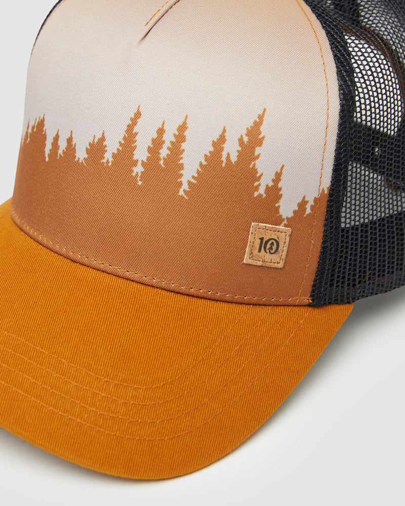 Orange-5-PanelHighProfile-Baseball-Cap