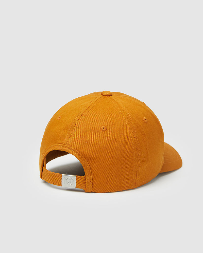 Orange-Adjustable-Organic-Cotton-Baseball-Cap