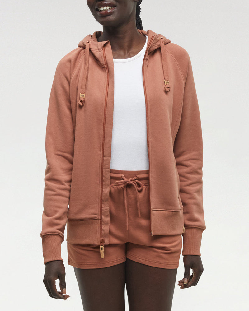 Orange-Eco-Friendly-Zip-Up-Hoodie