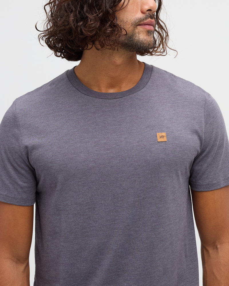 Purple-Treeblend-Regular-Fit-Crew-Neck-T-shirt