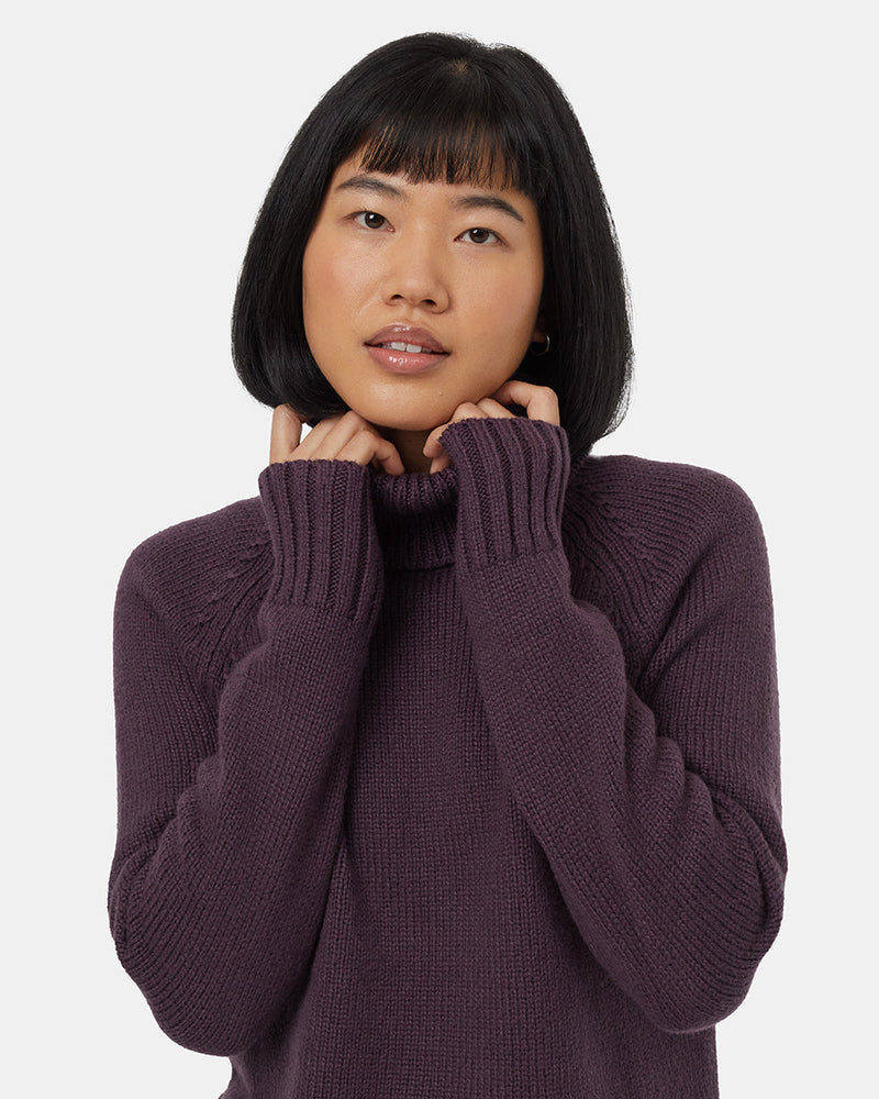 Purple-Women_s-Ribbed-Wool-Turtleneck