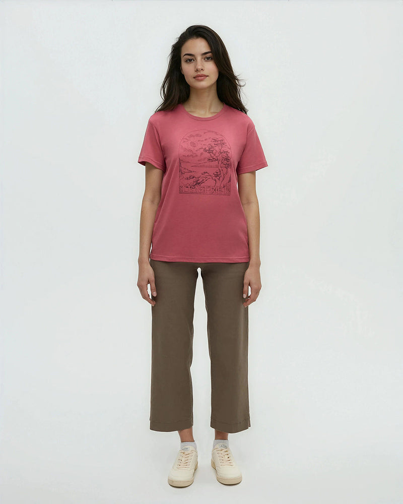 Red-Treeblend-Regular-Graphic-T-Shirt