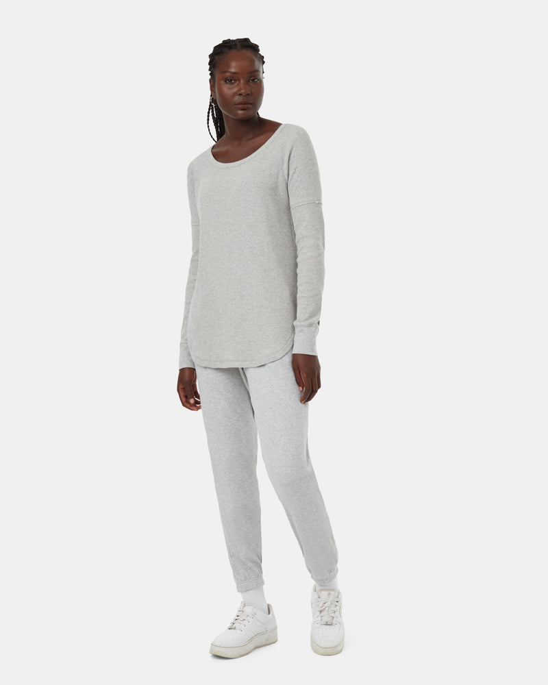 Grey-Women_sWaffleKnitLongsleeveTop