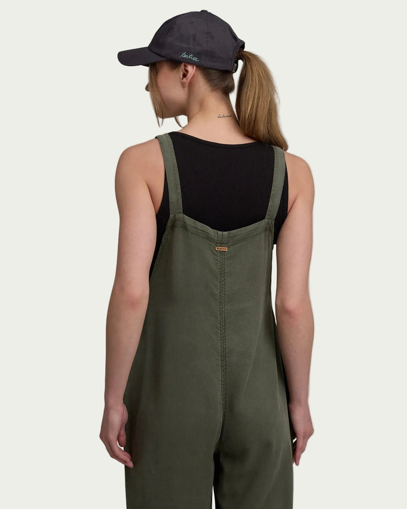 Green-Adjustable Strap Jumpsuit