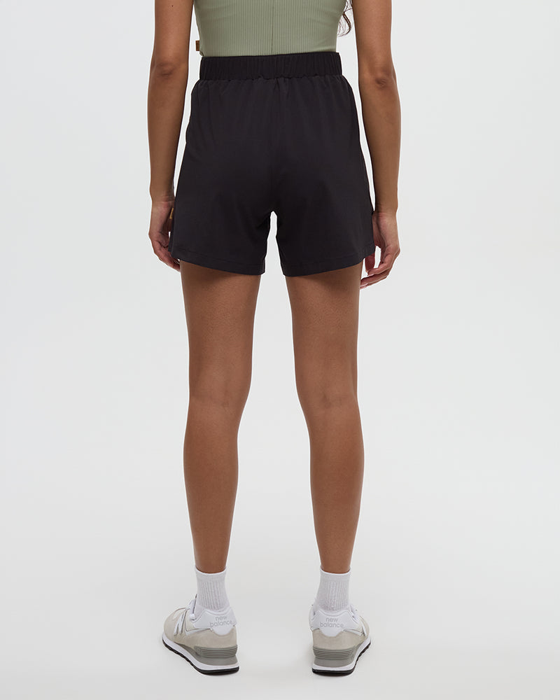 TCW6197-0164-meteorite-black-Flat-Front-Pull-On-Short