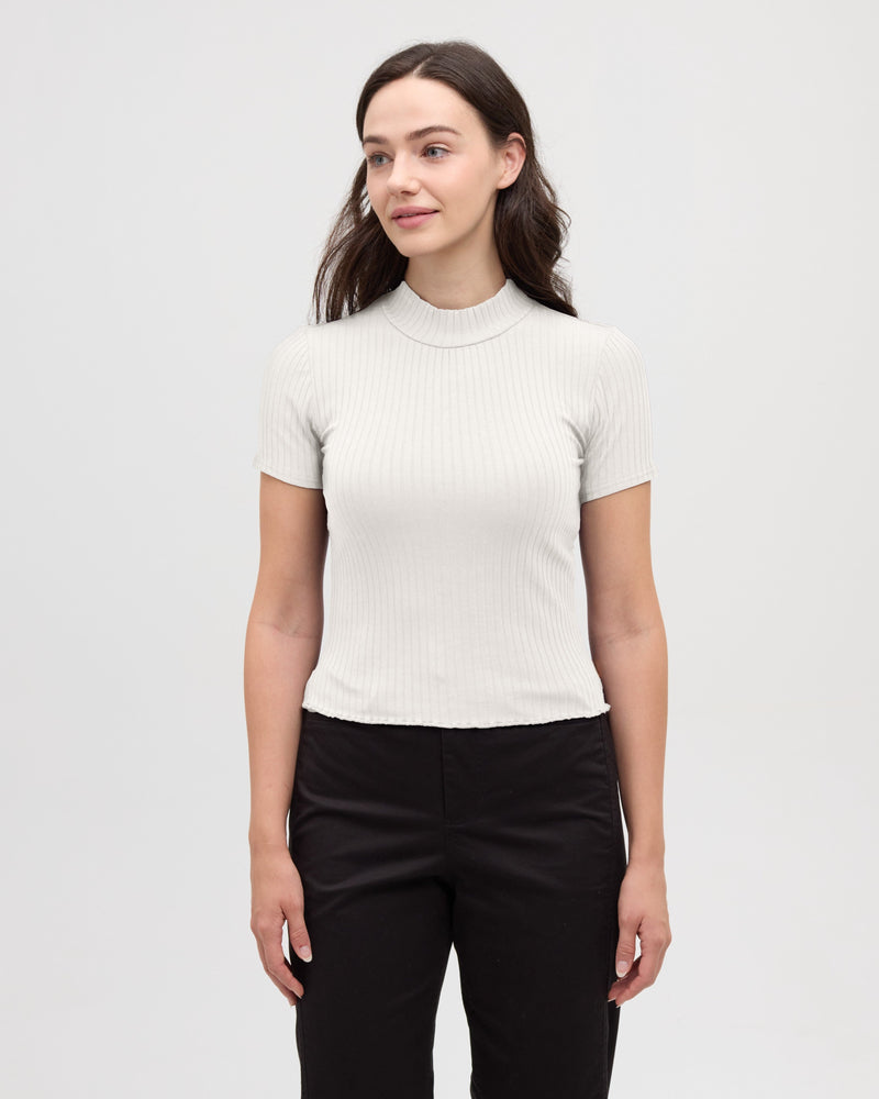 White-Women_s-Short-sleeve-Mockneck