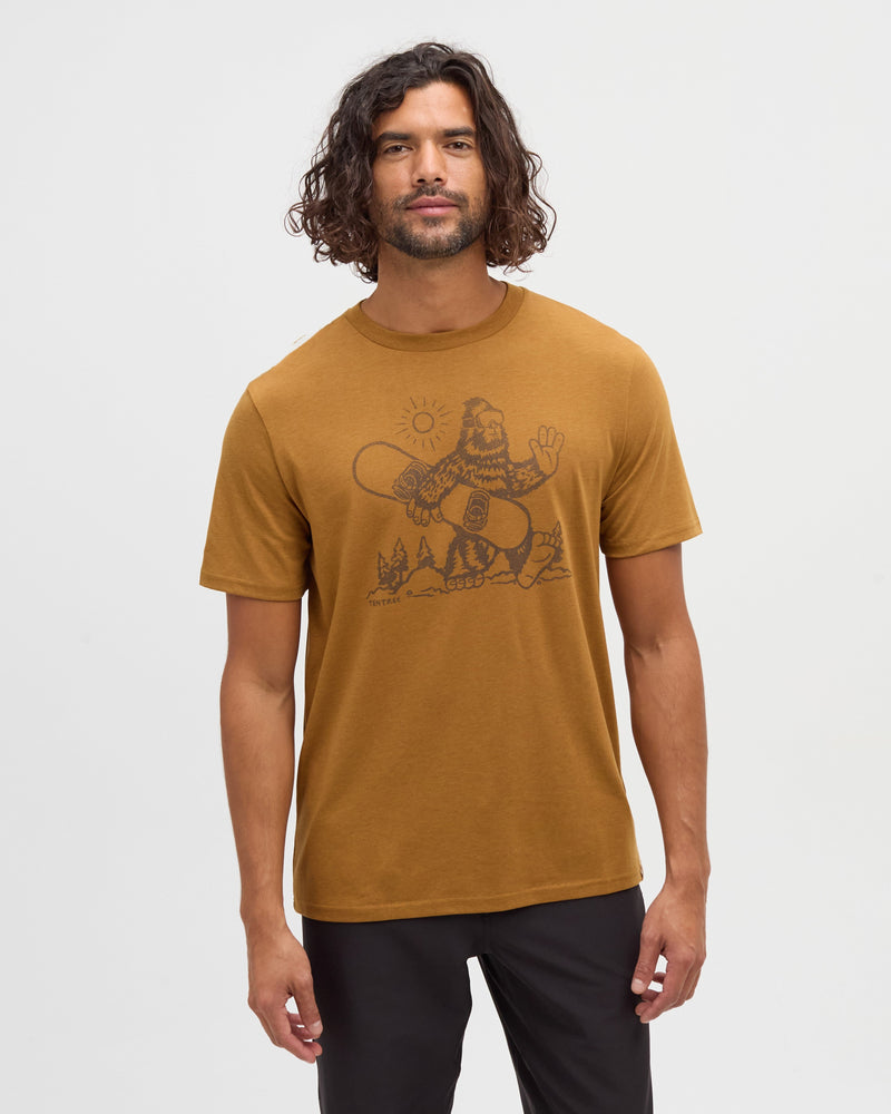 Yellow-Printed-Graphic-TreeBlend-T-Shirt