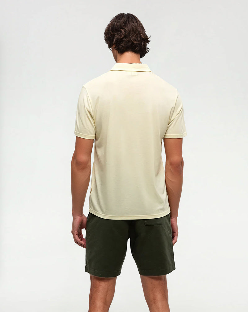 Yellow-Treeblend-Regular-Fit-Polo