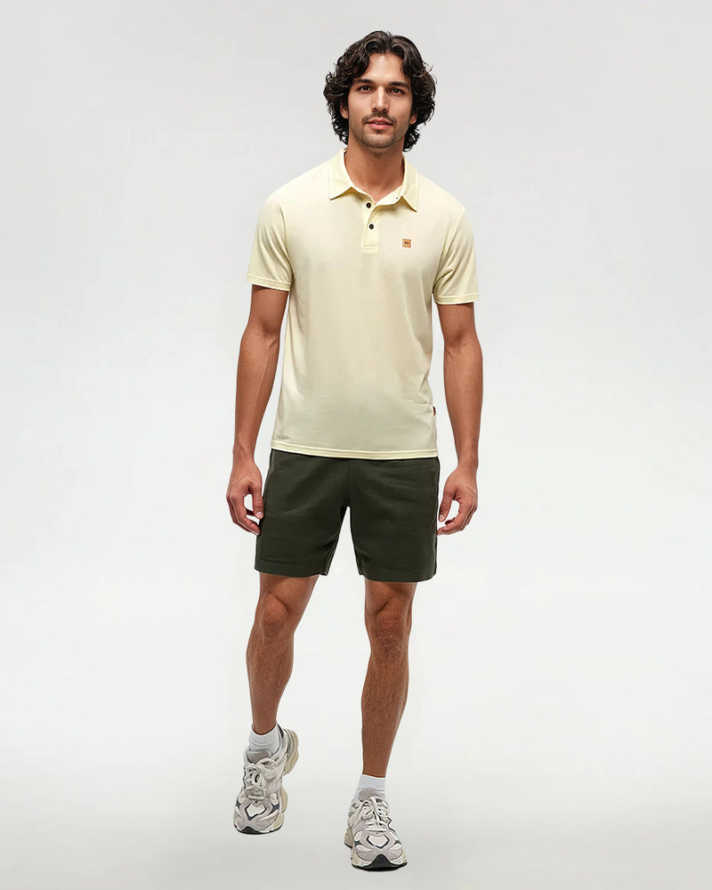 Yellow-Treeblend-Regular-Fit-Polo