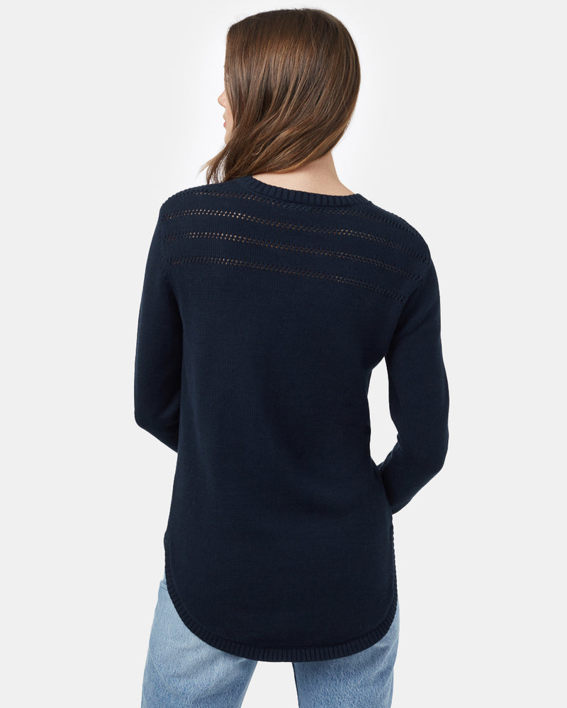 Blue Women's Wool Knit Jumper
