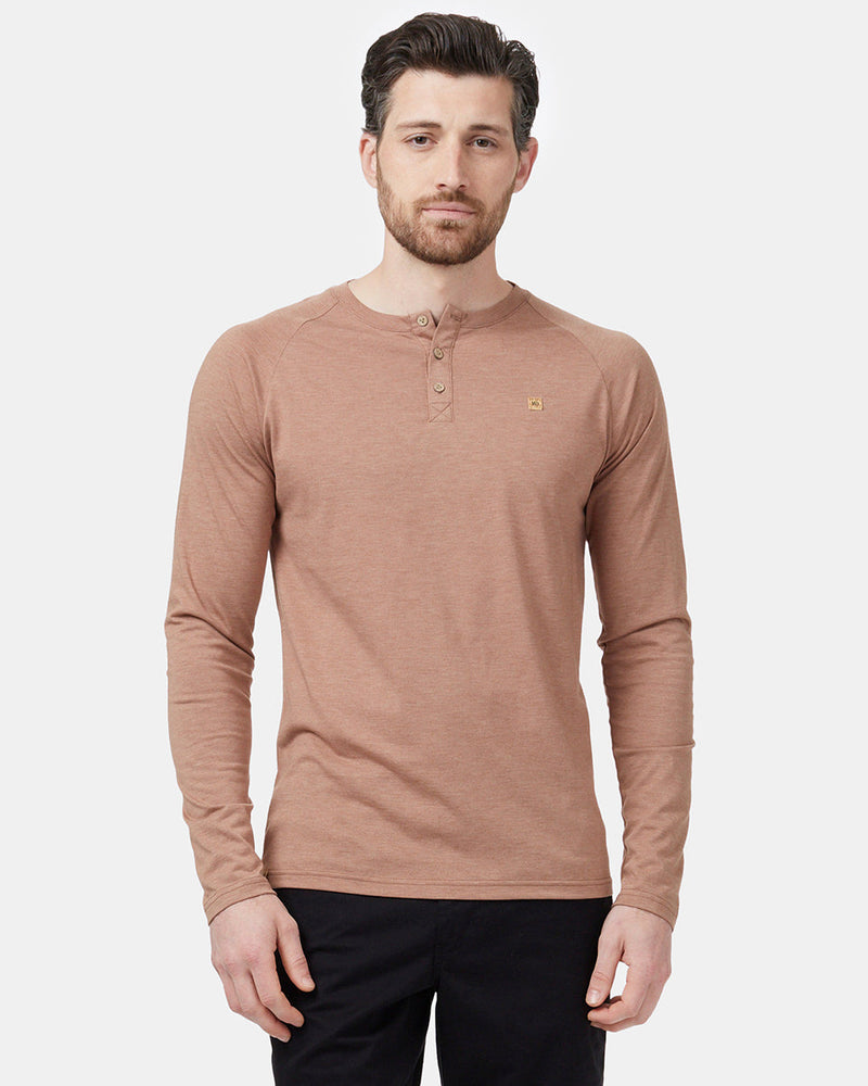 Brown Men's Eco-Friendly Button Shirt