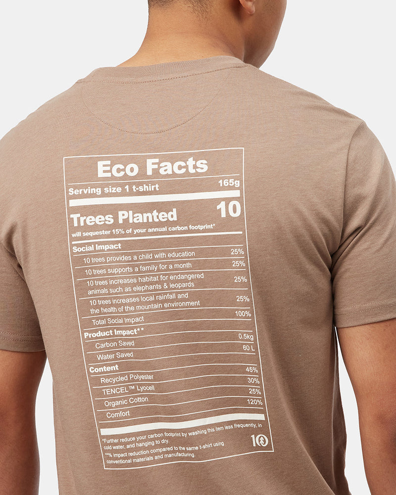 Brown Men's Graphic Short Sleeve Tee