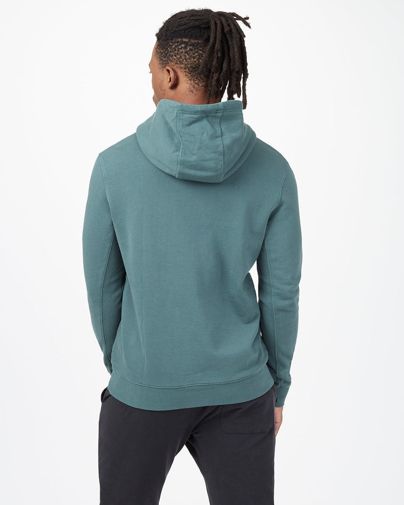 Green Men's Organic Cotton Pullover Hoodie