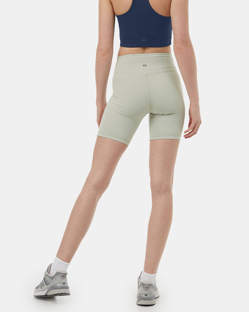 Green Women's High-Rise Biker Short