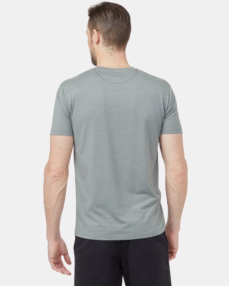 Green Men's Crew Neck Graphic Tee