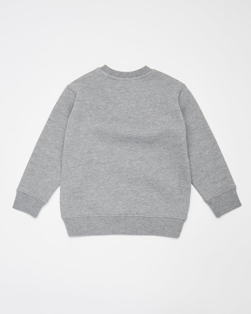 Gray Kids Tree Embrodiery Sweatshirt