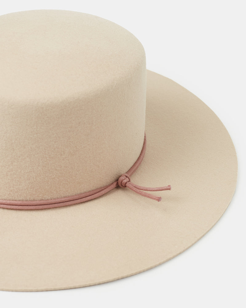 Oatmeal-Recycled-Wool-Fedora-Hat
