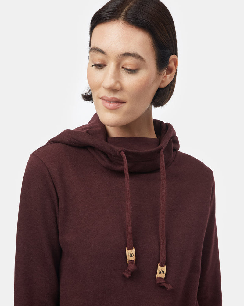 Red Women's Eco-Friendly Pullover Hoodie