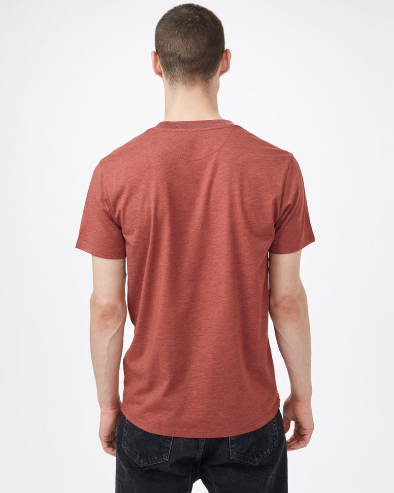 Red Crew Neck Graphic Tee