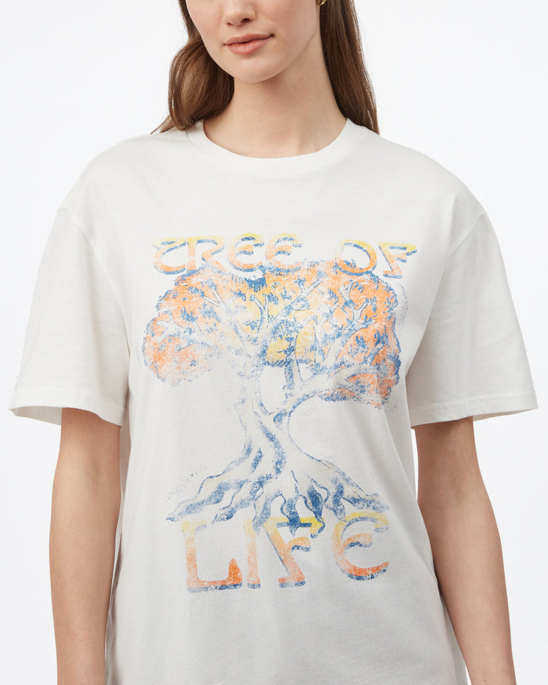 White Organic Cotton Graphic Tee