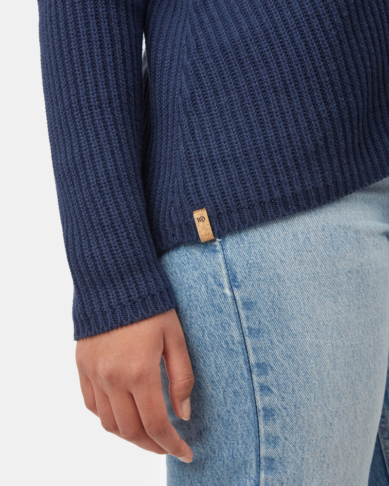 Women's Organic Cotton V-Neck Jumper