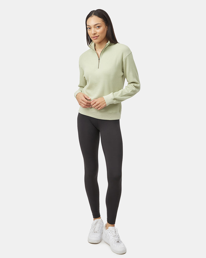 green_half_zip_sweatshirt