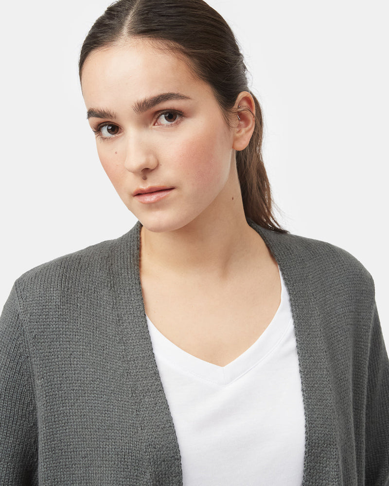 Women's Wool Mid Length Cardigan