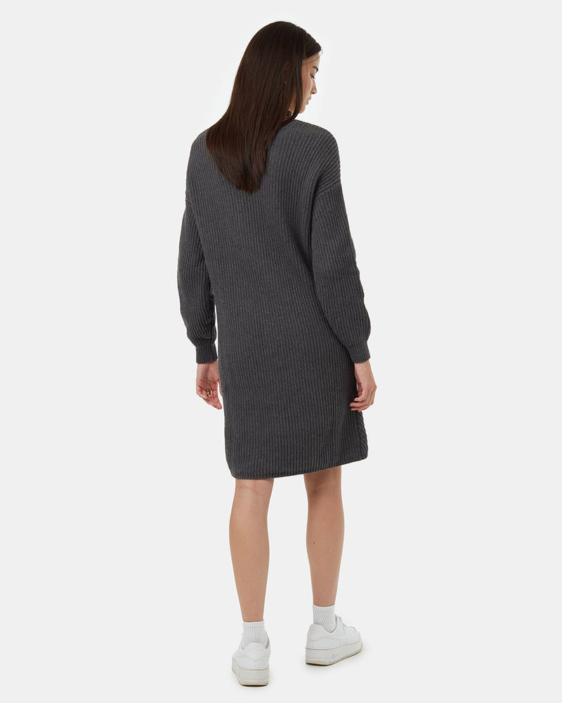 Women's Organic Cotton Knit Sweater Dress