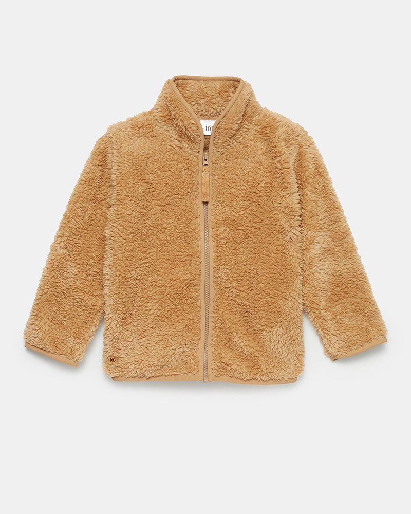 Kid's Recycled Polyester Sherpa Zip-up